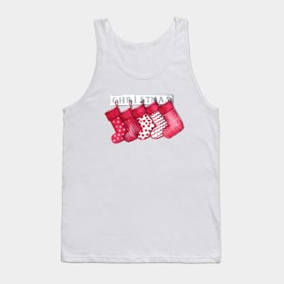 Christmas Socks Tank Top